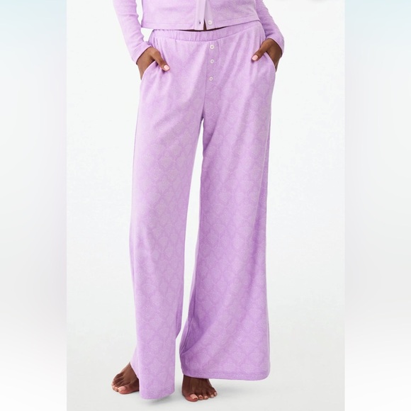 Roller Rabbit Other - Roller Rabbit Jemina Boden Wide Leg Pant Lavender Size Small